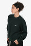 Kith Green Wool/Cotton Blend Logo Crewneck Sweater Size M