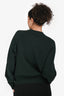 Kith Green Wool/Cotton Blend Logo Crewneck Sweater Size M