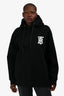Burberry 2018 Black Long Sleeve 'TB' Logo Hoodie Size L