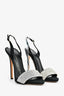 Giuseppe Zanotti Black Suede Rhinestone Heels Size 36