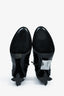 Louis Vuitton Black Patent Leather Heeled Boots Size 36