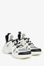 Louis Vuitton White/Blue 'Archlight' Sneakers Size 38.5