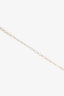 Tiffany & Co. Sterling Silver Trefoil Key Pendant Oval Link Chain Necklace