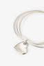 Tiffany & Co. Sterling Silver Stencil Heart Triple Bangle