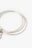 Tiffany & Co. Sterling Silver Stencil Heart Triple Bangle