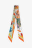 Hermes Multicolour Silk Comic Strip Twilly