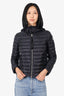 Moncler Black Quilted Light Weight Puffer Jacket Size 2