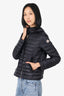 Moncler Black Quilted Light Weight Puffer Jacket Size 2