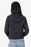 Moncler Black Quilted Light Weight Puffer Jacket Size 2