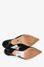 Christian Dior Black Tech Knit 'J'adior Kitten Slingbacks Size 38