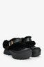 Stella McCartney X Vibram Black Rubber Fur Detail Clogs Size 36