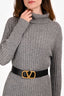 Lisa Yang Grey Cashmere Long Sleeve Maxi Sweater Dress Size 0