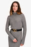 Lisa Yang Grey Cashmere Long Sleeve Maxi Sweater Dress Size 0
