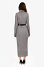 Lisa Yang Grey Cashmere Long Sleeve Maxi Sweater Dress Size 0