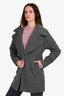 Anine Bing Grey Wool Jacket Size S