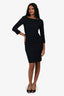Diane Von Furstenberg Navy Wool Dress Size 2