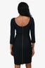 Diane Von Furstenberg Navy Wool Dress Size 2