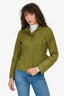 Weekend Max Mara Green Nylon Cropped Jacket Size 4