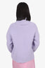 A.P.C. Purple Wool Knitted Turtleneck Sweater Size XS