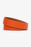 Hermès Orange Epsom Leather Drag Double Tour Bracelet
