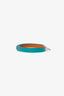 Hermès Blue Leather Rivale Mini Bracelet