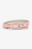 Hermès Pink Swift Leather Behapi Double Tour Bracelet
