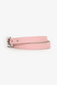 Hermès Pink Swift Leather Behapi Double Tour Bracelet