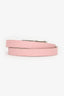 Hermès Pink Swift Leather Behapi Double Tour Bracelet