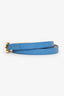 Hermès Blue Swift Leather Hapi 4 Tours Wrap Bracelet