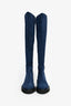 Stuart Weitzman Blue Suede 'Highland' Boots Size 8