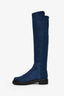 Stuart Weitzman Blue Suede 'Highland' Boots Size 8