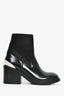 Acne Studios Black Leather Ankle Boots Size 38