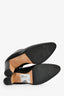 Manolo Blahnik Black Leather Ankle Booties Size 38