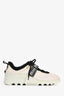 Miu Miu White/Pink Glitter Logo Sneakers Size 38