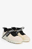 Miu Miu White/Pink Glitter Logo Sneakers Size 38