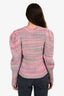 Love Shack Fancy Pink Long Sleeve Sweater Size S