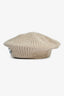 Ganni Beige Knit Beret