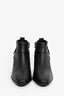Roger Vivier Black Leather Buckle Ankle Boots Size 38