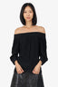 Gucci Black Scoop Neck Top Size 38