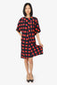 Louis Vuitton Black Pattern Dress Size 40