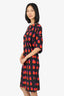 Louis Vuitton Black Pattern Dress Size 40