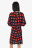 Louis Vuitton Black Pattern Dress Size 40