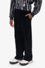 Versace Black Velour Pants Size XXXXL Mens