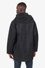 Gucci Black Nylon Hooded Jacket Size 44 Mens
