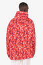 Balenciaga Red 2020 Eiffel Tower Print Hoodie Size M Mens
