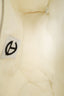Telfar White Faux Leather Medium Shopping Tote