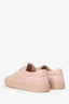 Common Projects Pink Leather Low Top Sneakers Size 10 Mens