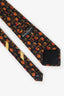 Salvatore Ferragamo Black Printed Tie