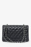 Pre-Loved Chanel™ 2024 Black Caviar SHW Medium Double Flap
