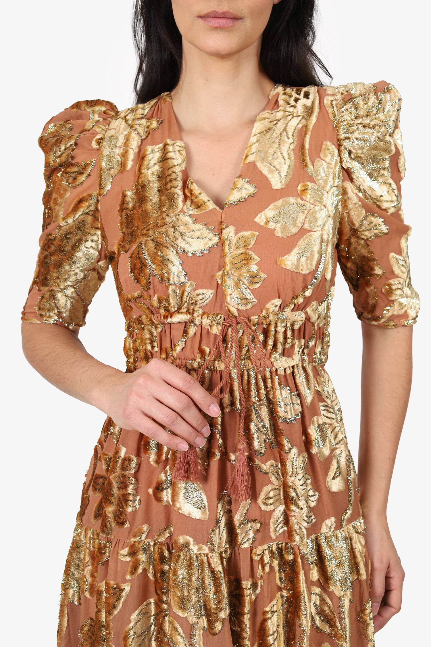 Ulla Johnson Rose Gold Velvet Dress Estimated Size 2 Mine & Yours Ulla Johnson Rose Gold Velvet Dress Estimated Size 2 Mine & Yours